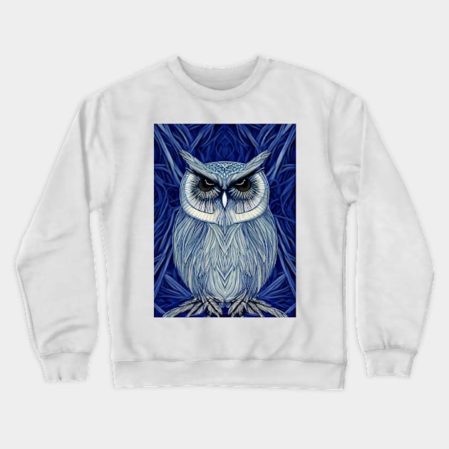 owl Crewneck Sweatshirt by Polysh08